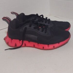Reebok Zig Dynamica Running Shoes Mens sz 11.5 Black black